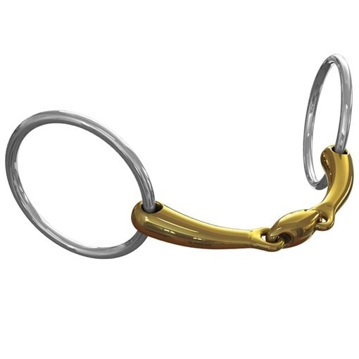 NEW Neue Schule Team Up Salox Double Joint Loose Ring Snaffle BIT  5” 125 mm