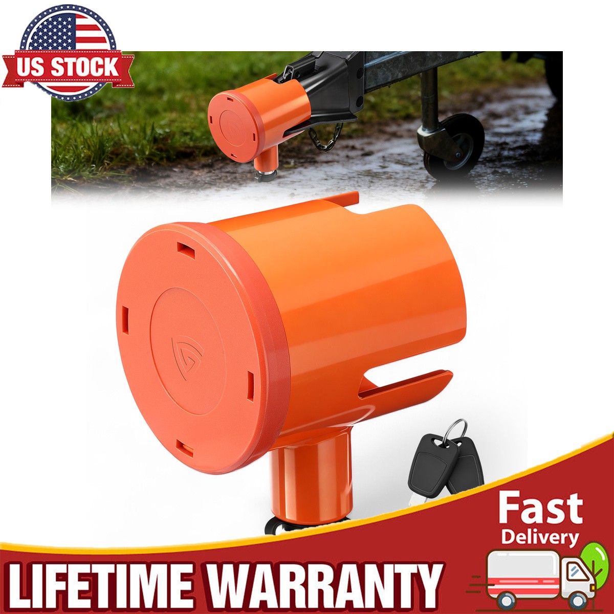 trailer hitch lock solid steel lock for camper trailer lock trailer coupler lock