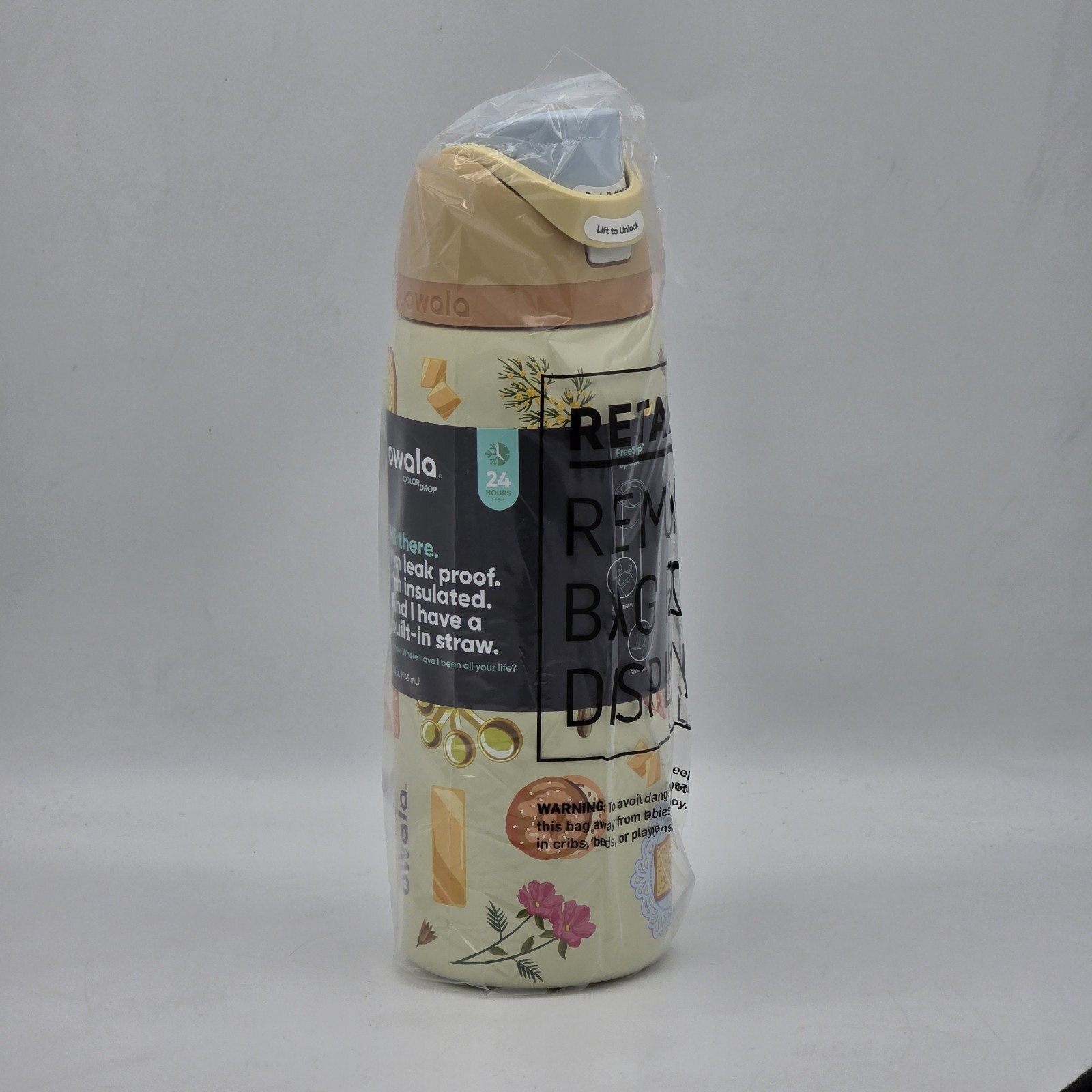 Owala Freesip 32oz Color Drop Water Bottle - Brunch Bunch