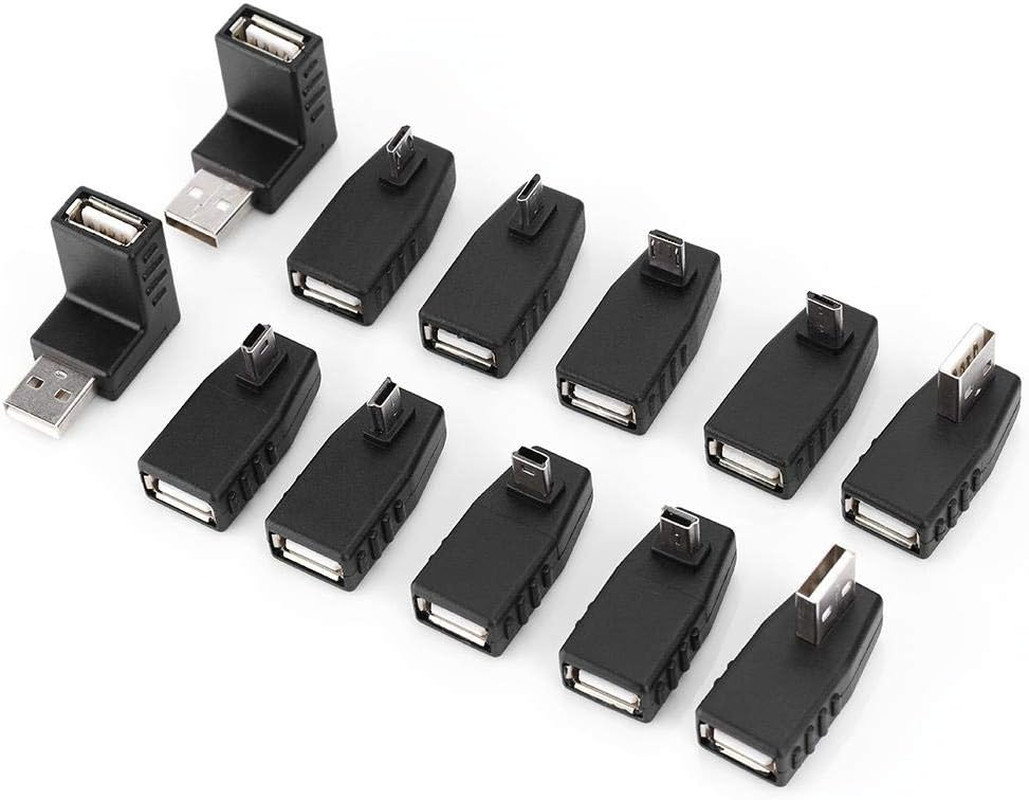 USB Adapter Kit, 40PCS Multiple USB2.0 Adapter Converter Connectors, Compatible