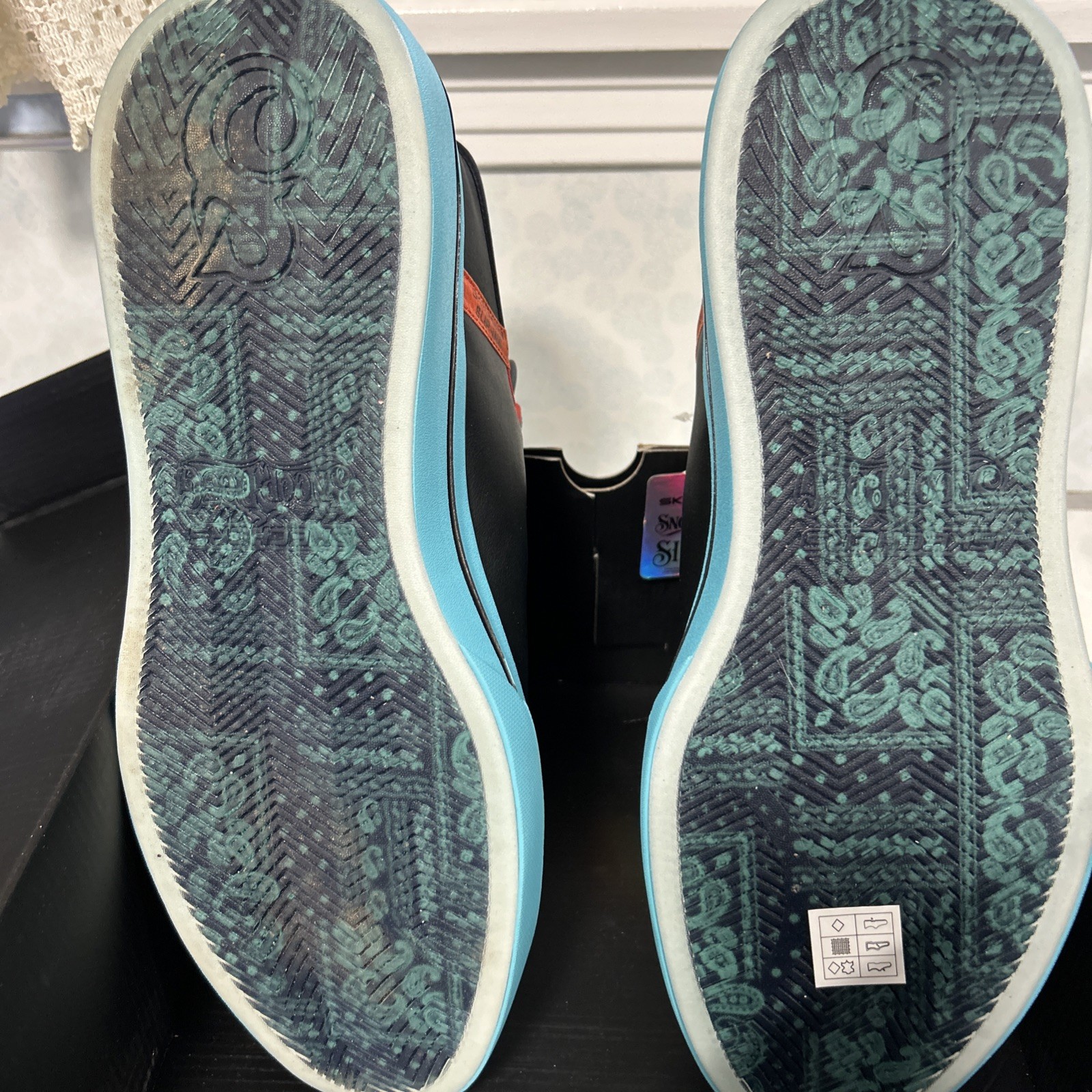Snoop Dogg One-OG 251035 Men’s 12 Women 13.5 BNIB Black/Turquoise Free Shipping