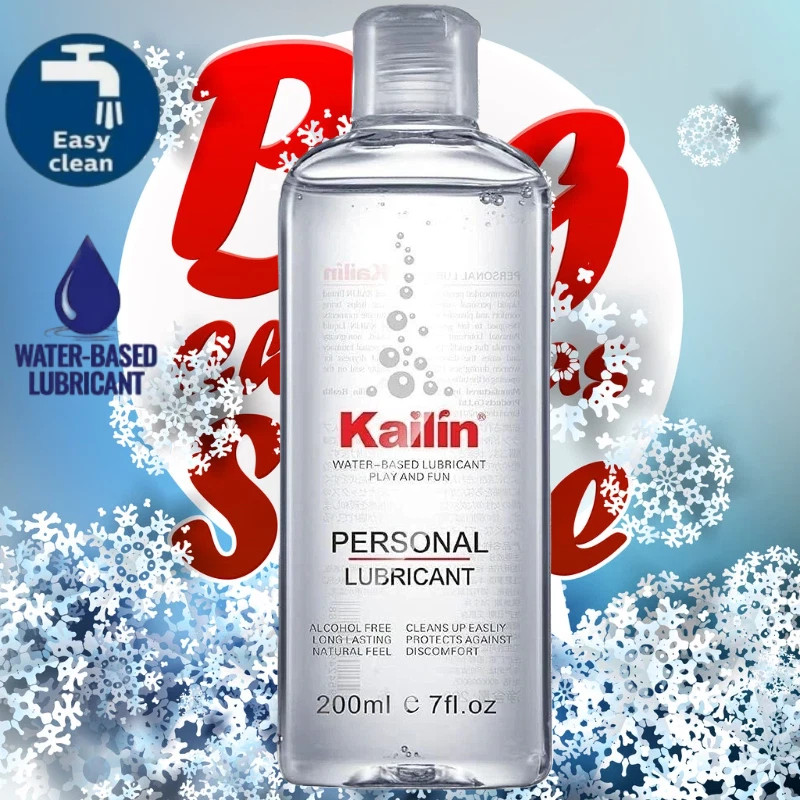 Lube Personal Sex Lubricant Water-Based Long Lasting Easy Clean Women Men Adult