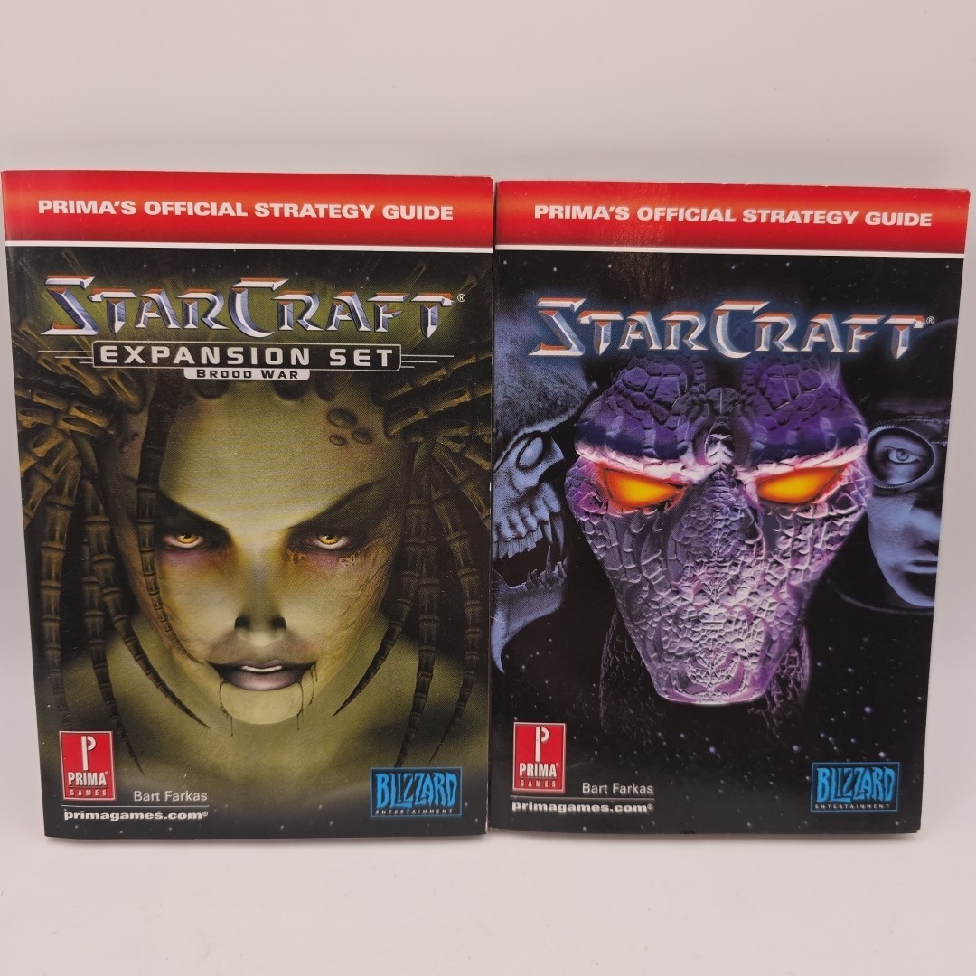 Star Craft & Star Craft Expansion Set Prima’s Official Strategy Guide 2 Books