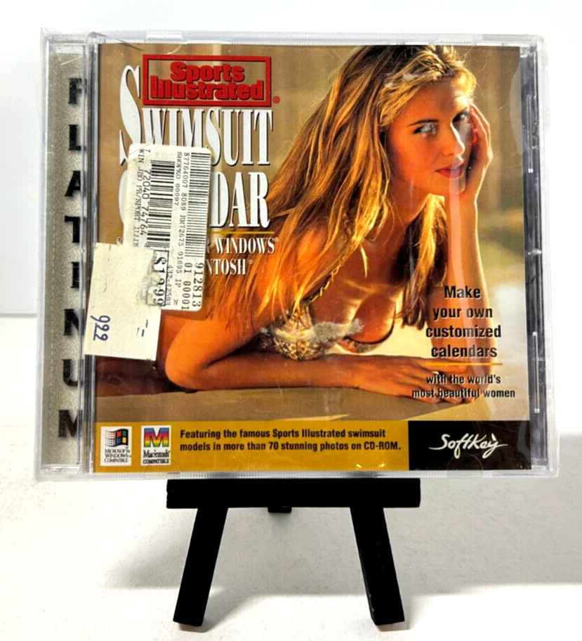 Sports Illustrated Swimsuit Calendar Software Windows and Macintosh, SI CD ROM