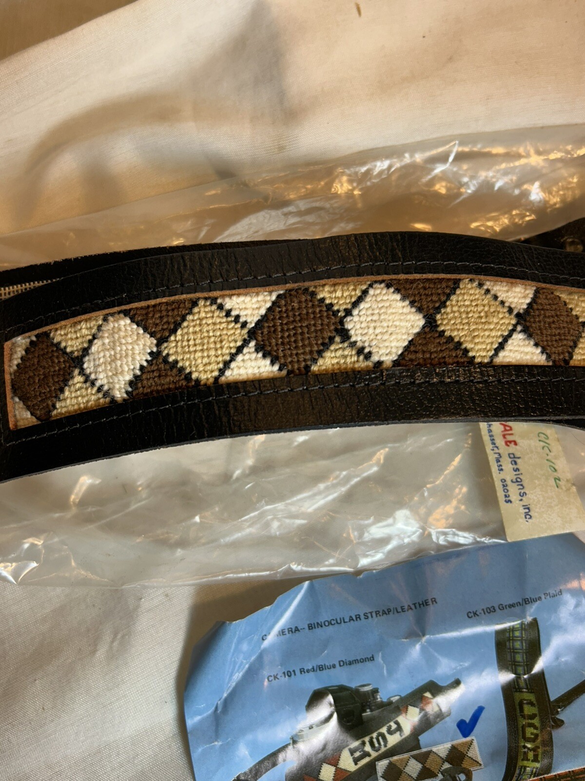 Camera Strap Leather 17” Judith Gale Designs Ma.