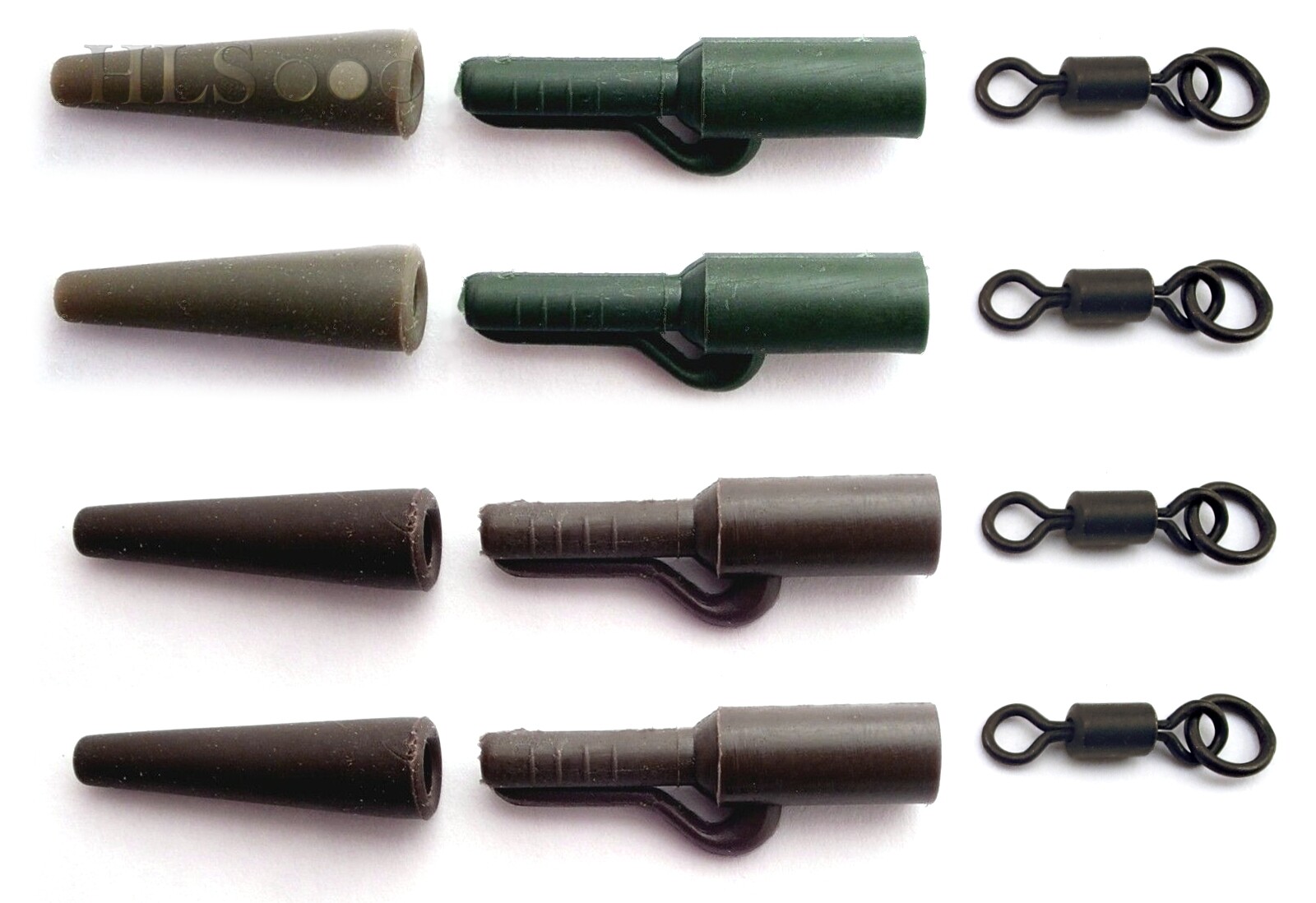 Safety Lead Clip + Ring swivel + Tail cone Muddy Weedy HLS terminal tackle [SCK]