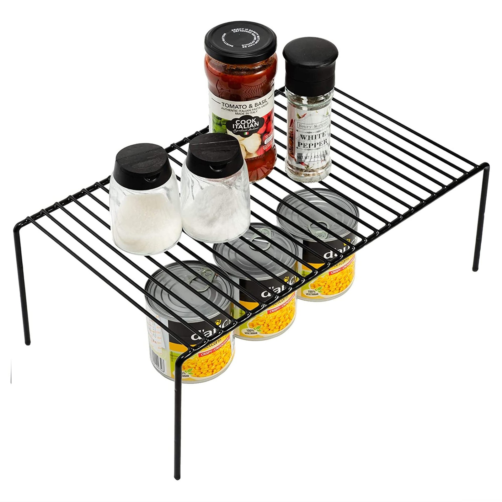 4 Pack Large (15.7 x 9. 4 Inch) Cabinet Storage Shelf Rack, Rustproof Kitchen...