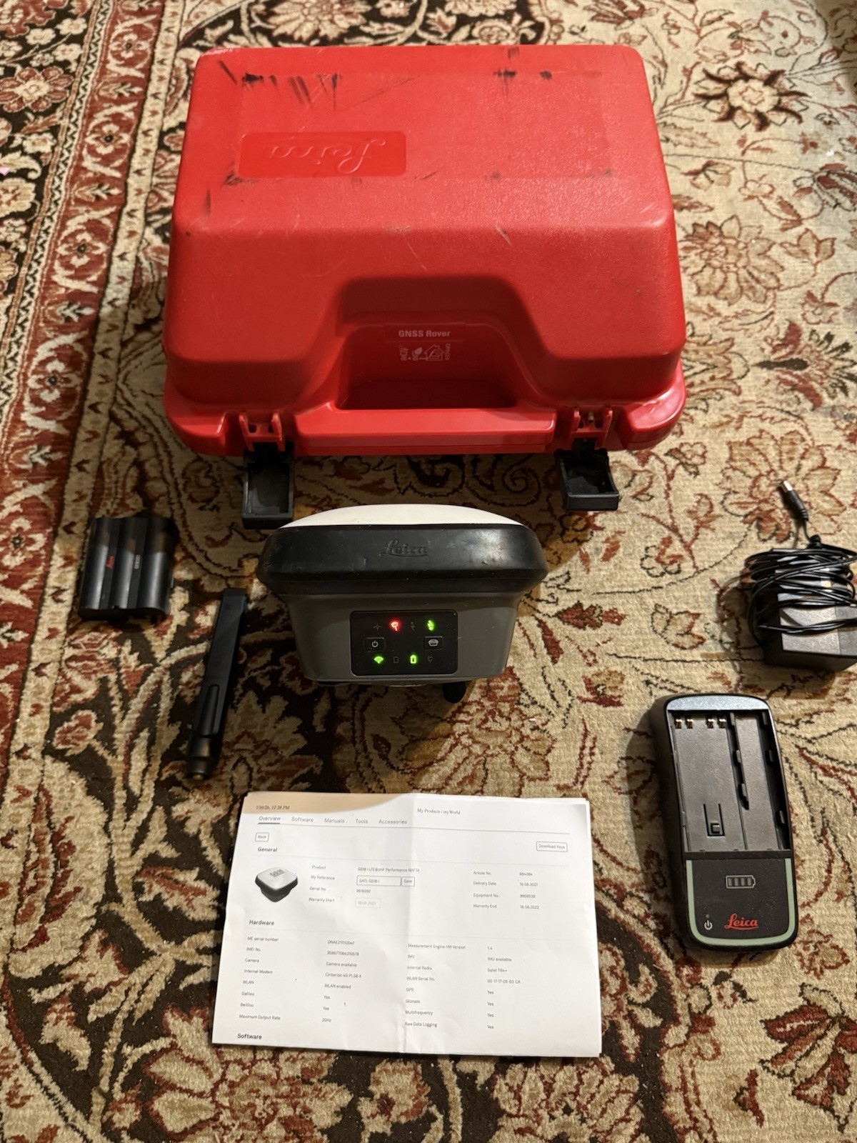 Leica GS18 I - GNSS RTK Rover - Visual Positioning - Tilt Compensation - i Image