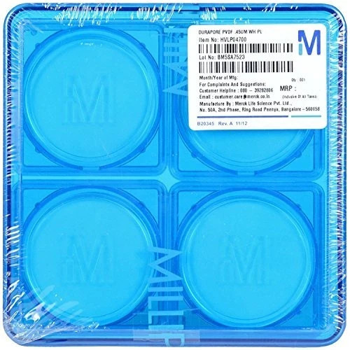 Membrane Filter Papers 0.45 Micron Nelone Nylon 47 Mm 100 Pcs miIIipore