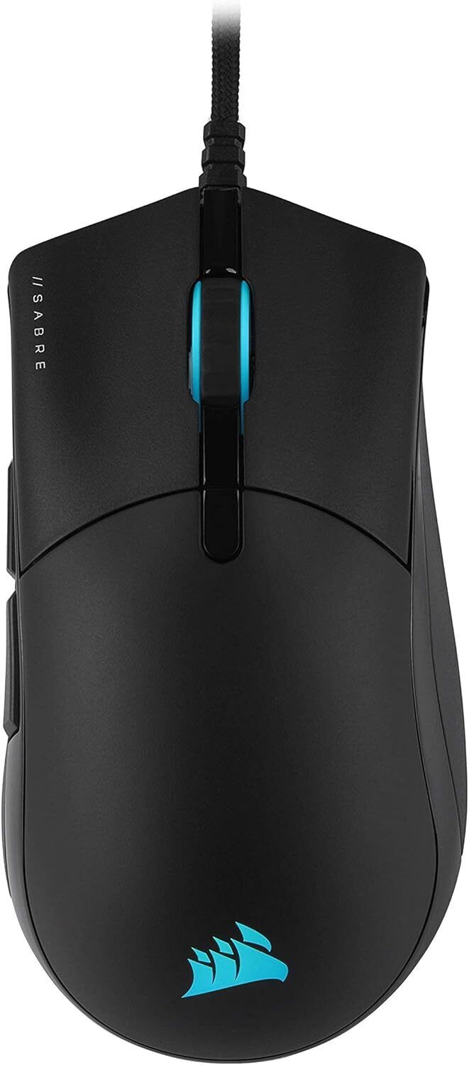 Corsair Sabre RGB Pro Wired Champion Series FPS/MOBA Gaming Mouse Mice 6 Buttons