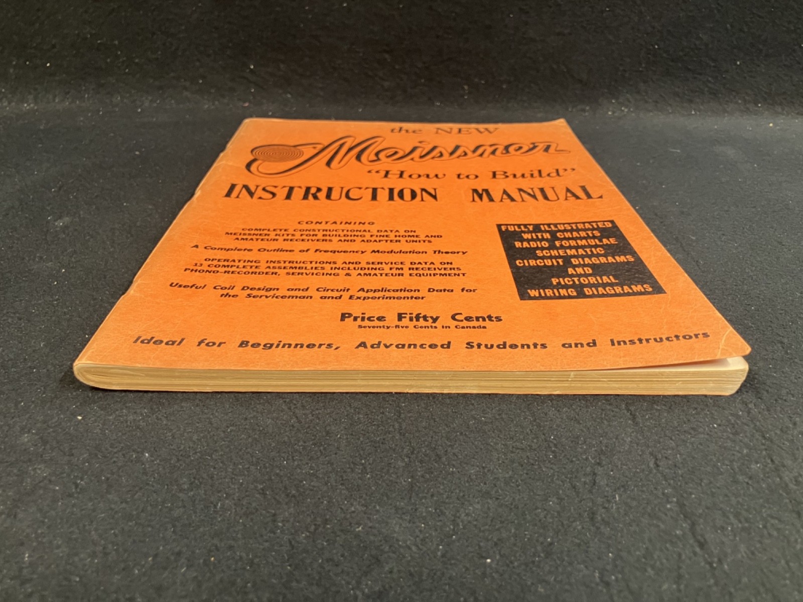 1943 MEISSNER "HOW TO BUILD" INSTRUCTION MANUAL, ELECTRONICS, VGC