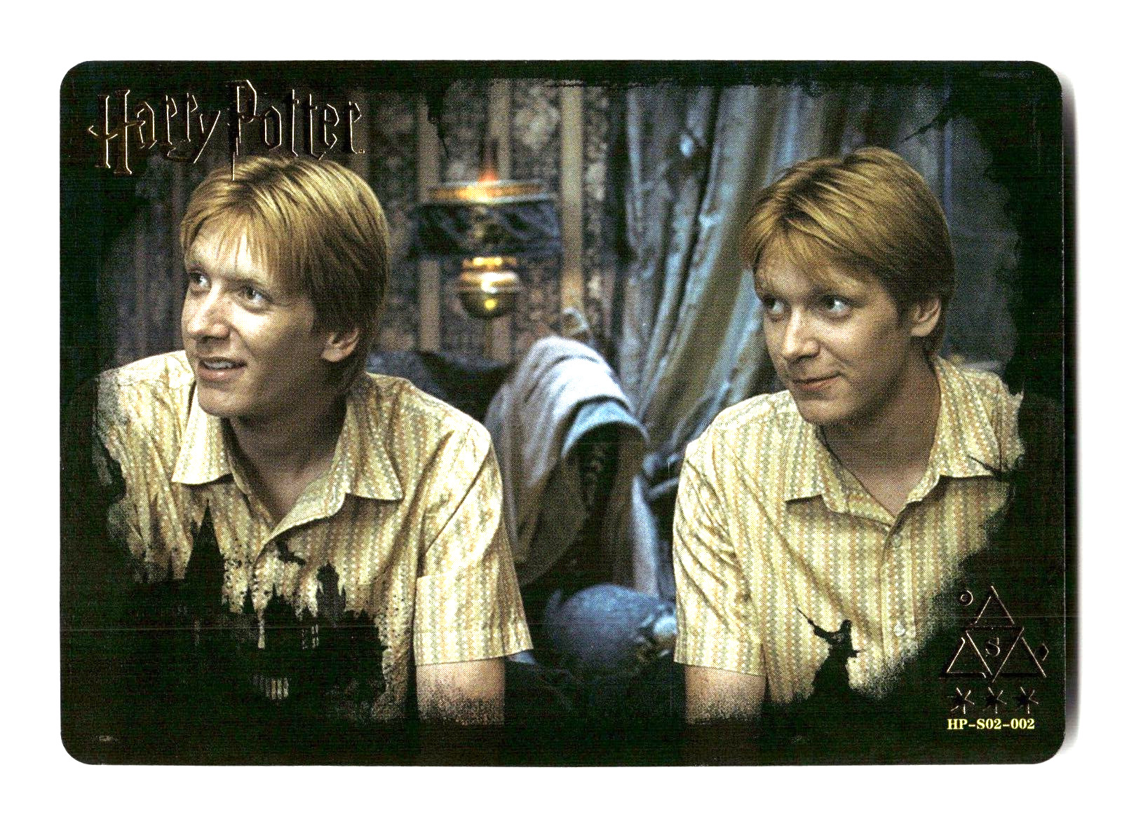 Kayou Wizarding World Harry Potter Trading Card Weasley's HP-S02-002 Textured