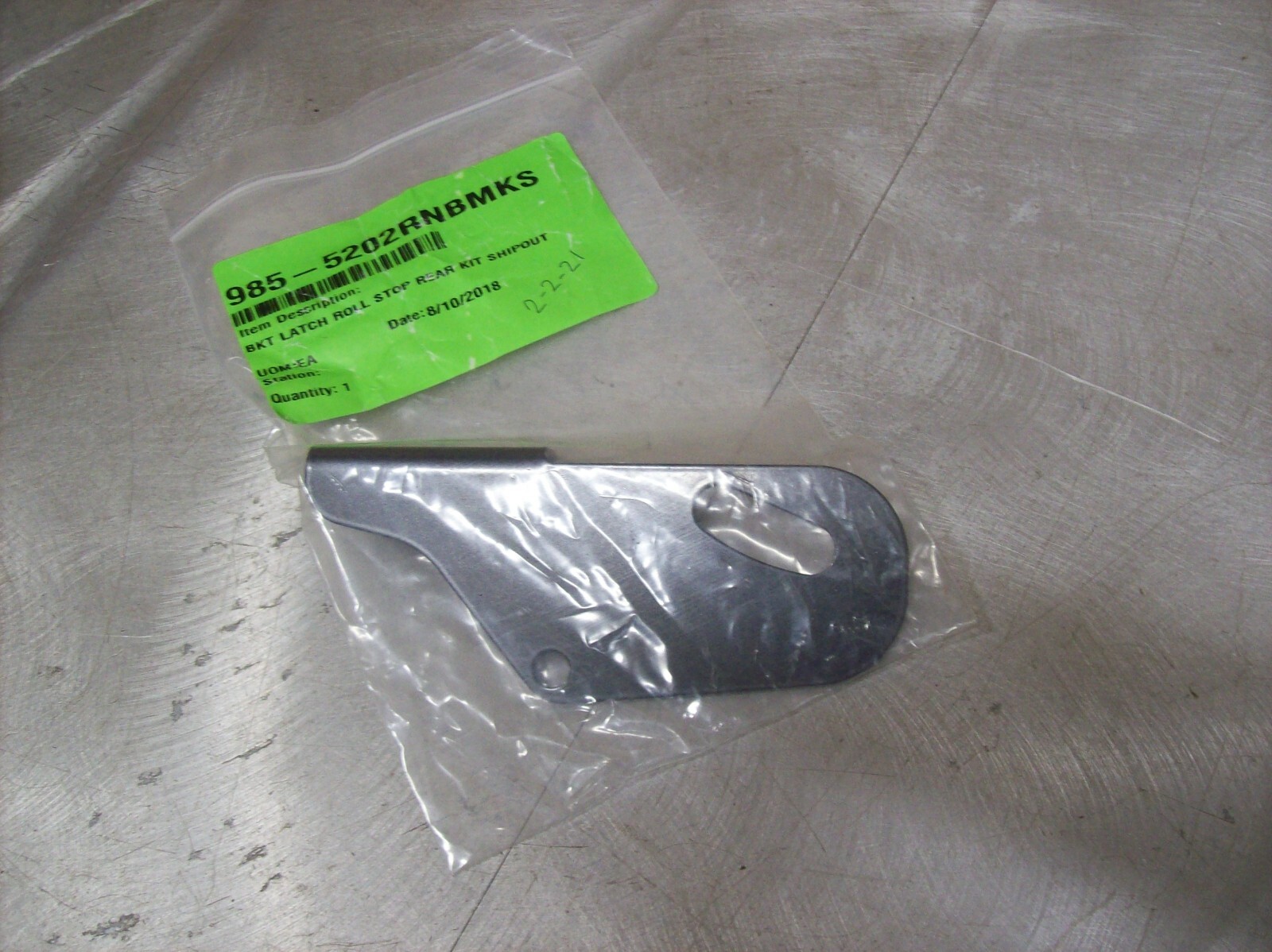Braun Wheelchair Lift Latch Bracket 985-5202RNBMKS