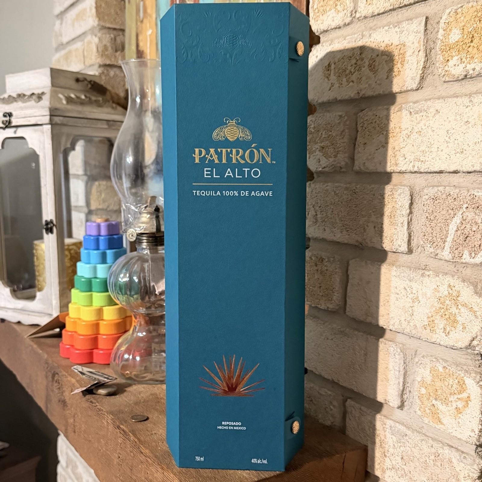 Patron El Alto Empty Box Tequila Mexico