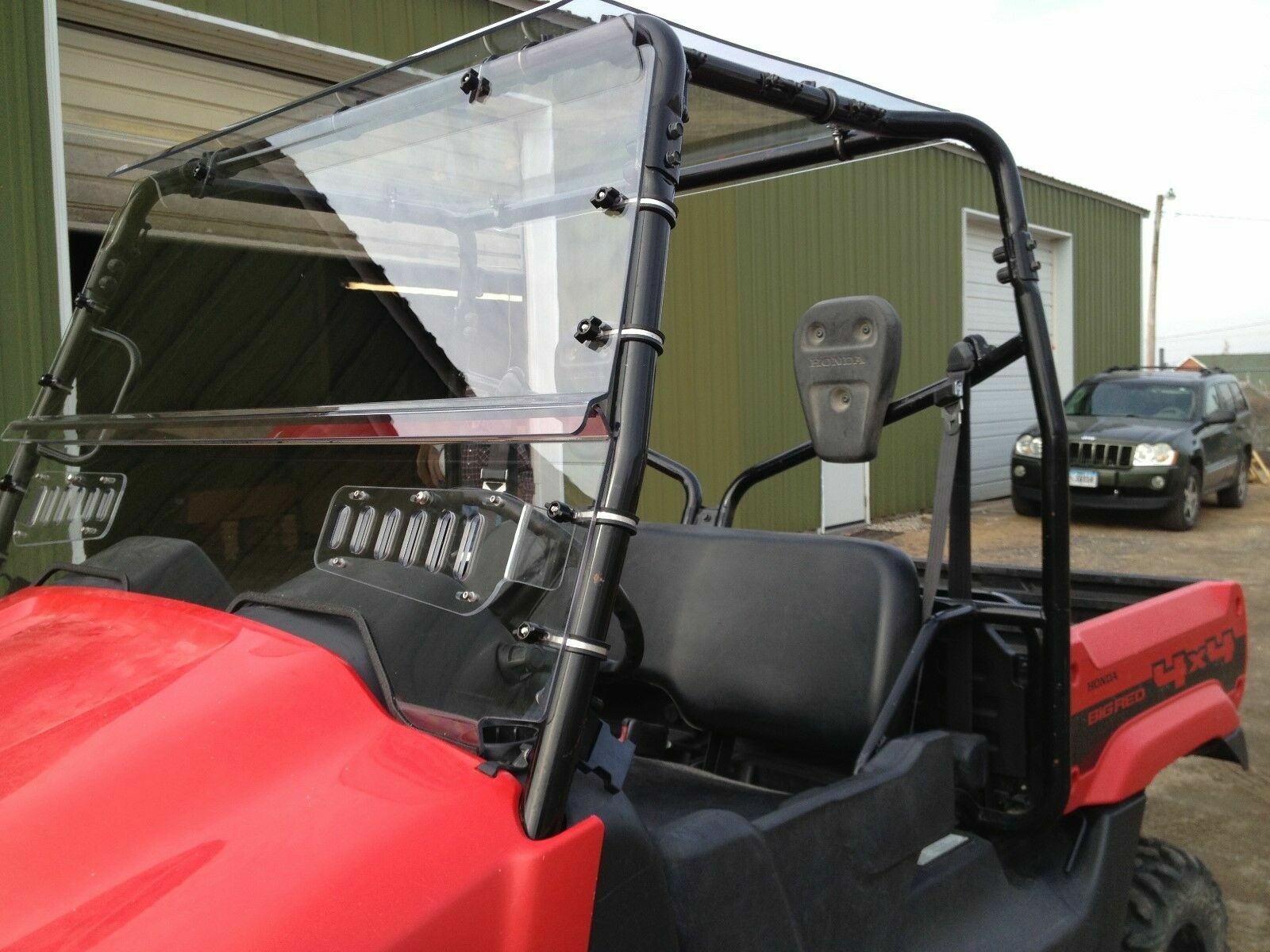 HONDA BIG RED 4X4 MUV700 2009-2013 MAX-FLO VENTED WINDSHIELD SALE!!!