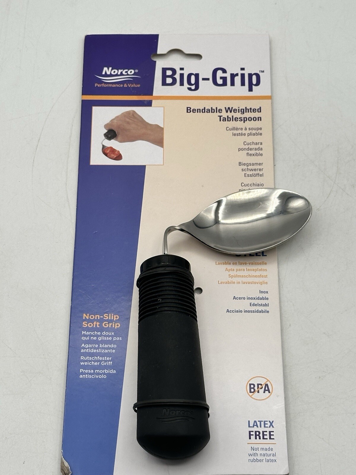 Norco Big Grip Bendable Weighted Tablespoon New