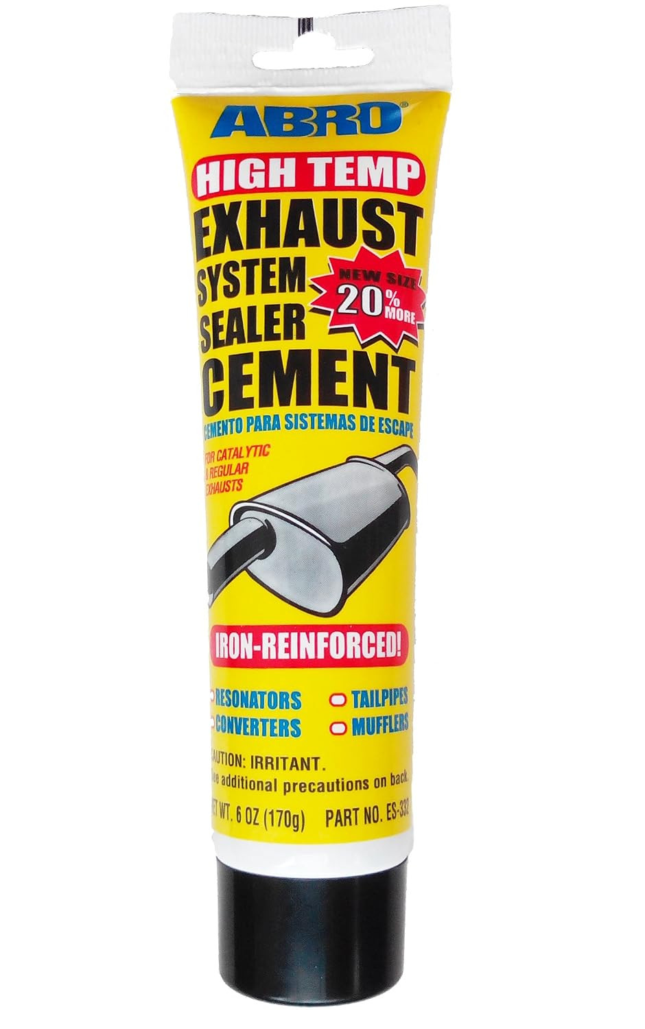 Exhaust Sealer Cement, 6 Oz, Iron-Reinforced for Exhaust Repair | Iron-Reinforce