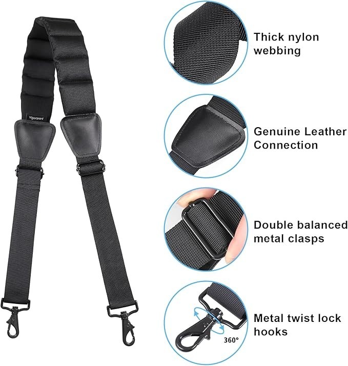 Shoulder Strap, 59” Luggage Shoulder Strap, Universal Bag Strap Replacement for
