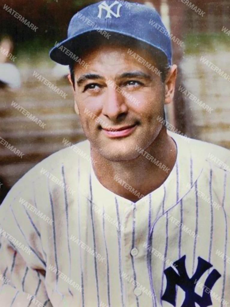 GW464 Lou Gehrig - New York Yankees 8x10 11x14 16x20 Colorized Photo