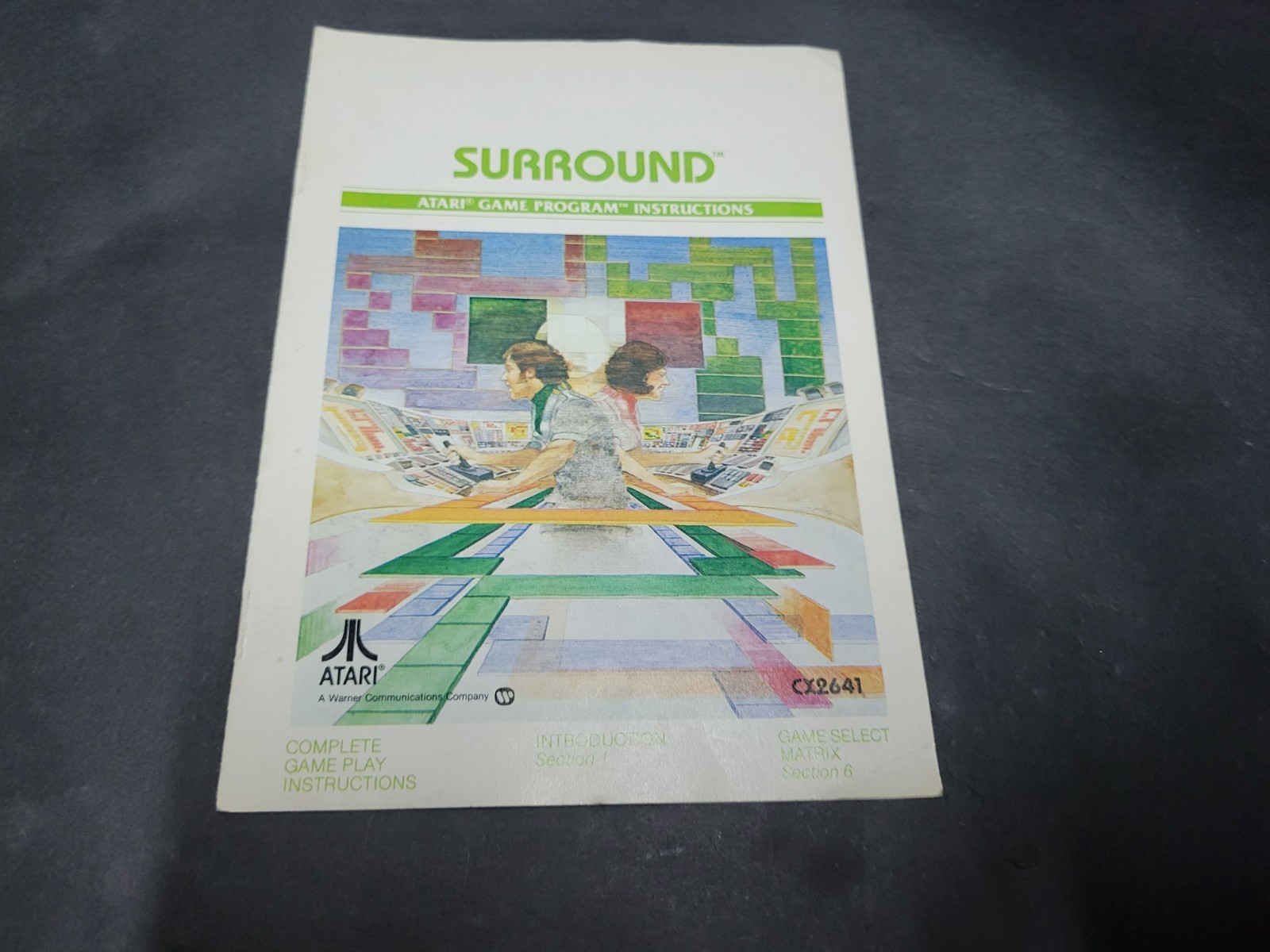 1978 Atari Surround Game Instructions CX2641
