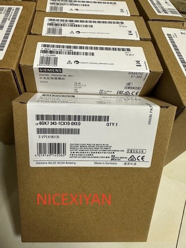 1PCS  Brand New Siemens 6GK7343-1CX10-0XE0 6GK7 343-1CX10-0XE0  Fast delivery