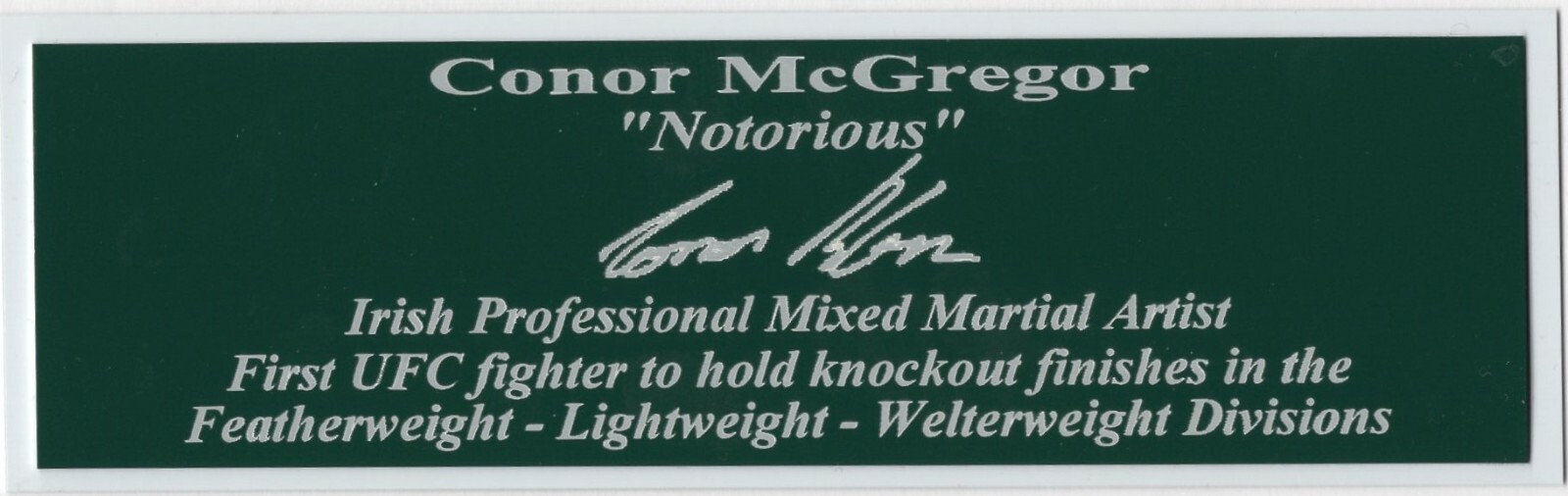 Fernando Mendoza Autograph Nameplate Indiana Hoosiers National Champion Heisman