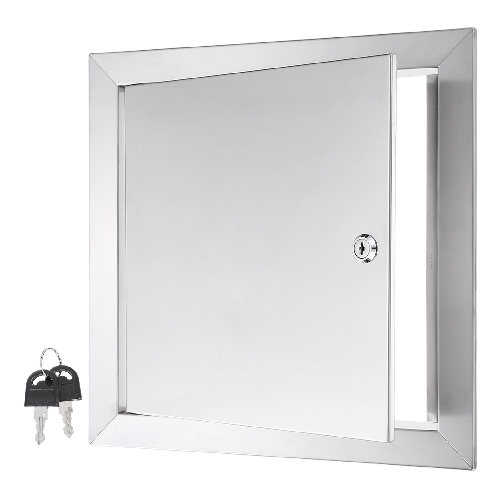 Access Panel 12"x12" Stainless Steel Plumbing Access Door Lock-in Silver