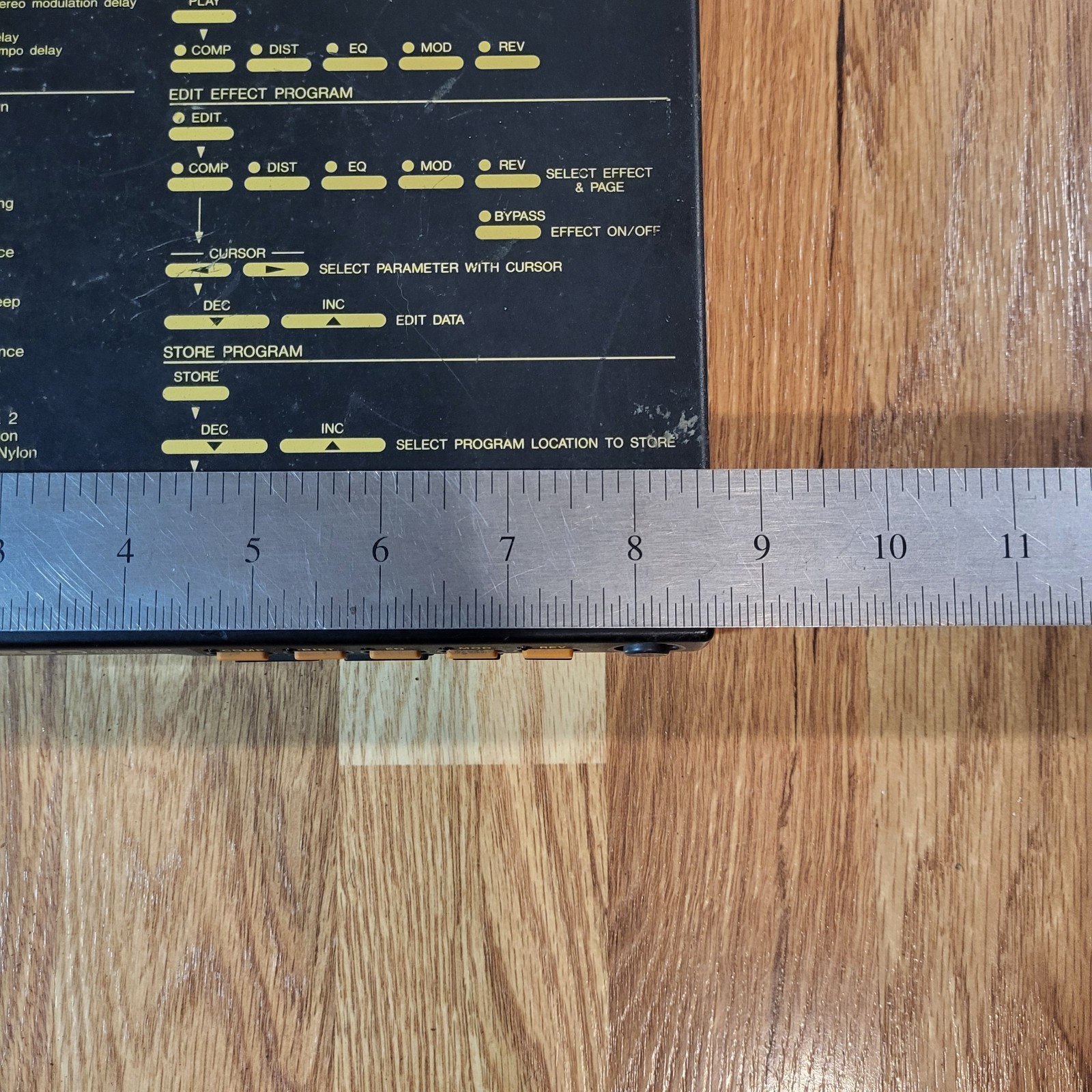 YAMAHA FX550 Electric Guitar Effect Processor Programmable