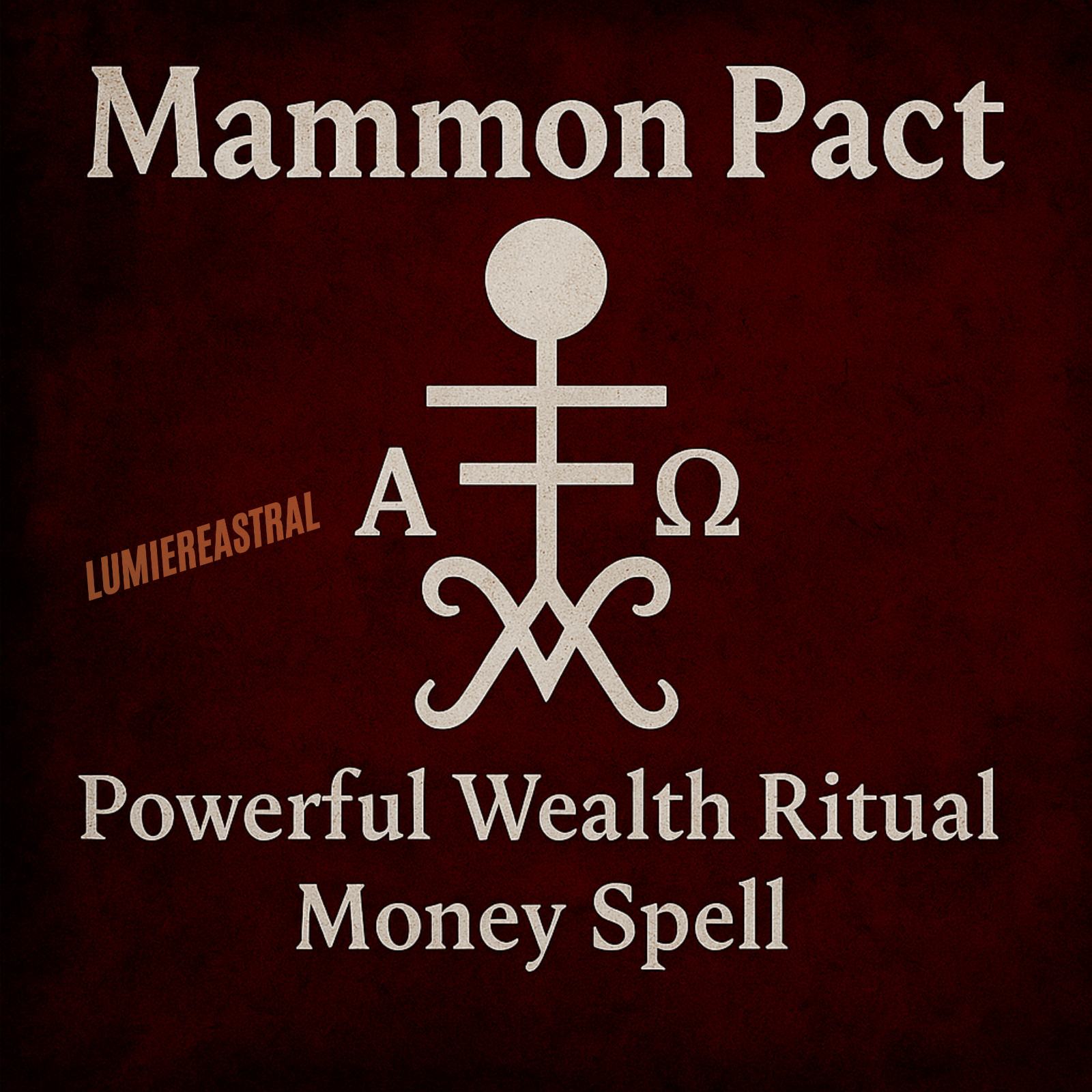 Mammon Pact - Powerful Wealth Ritual - Money Spell