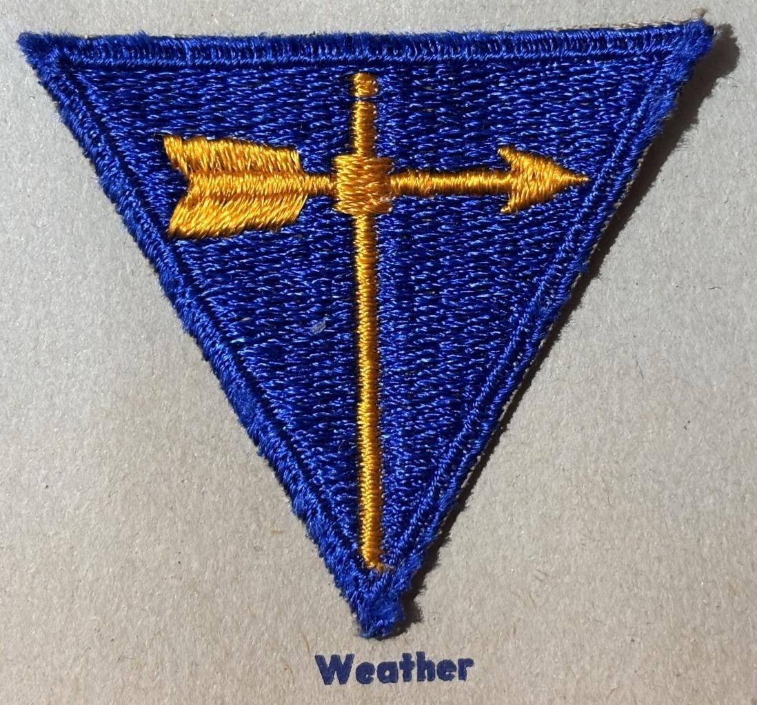 G W Lawrence Collection US Army Air Force Weather Specialist Patch Inv 7-10