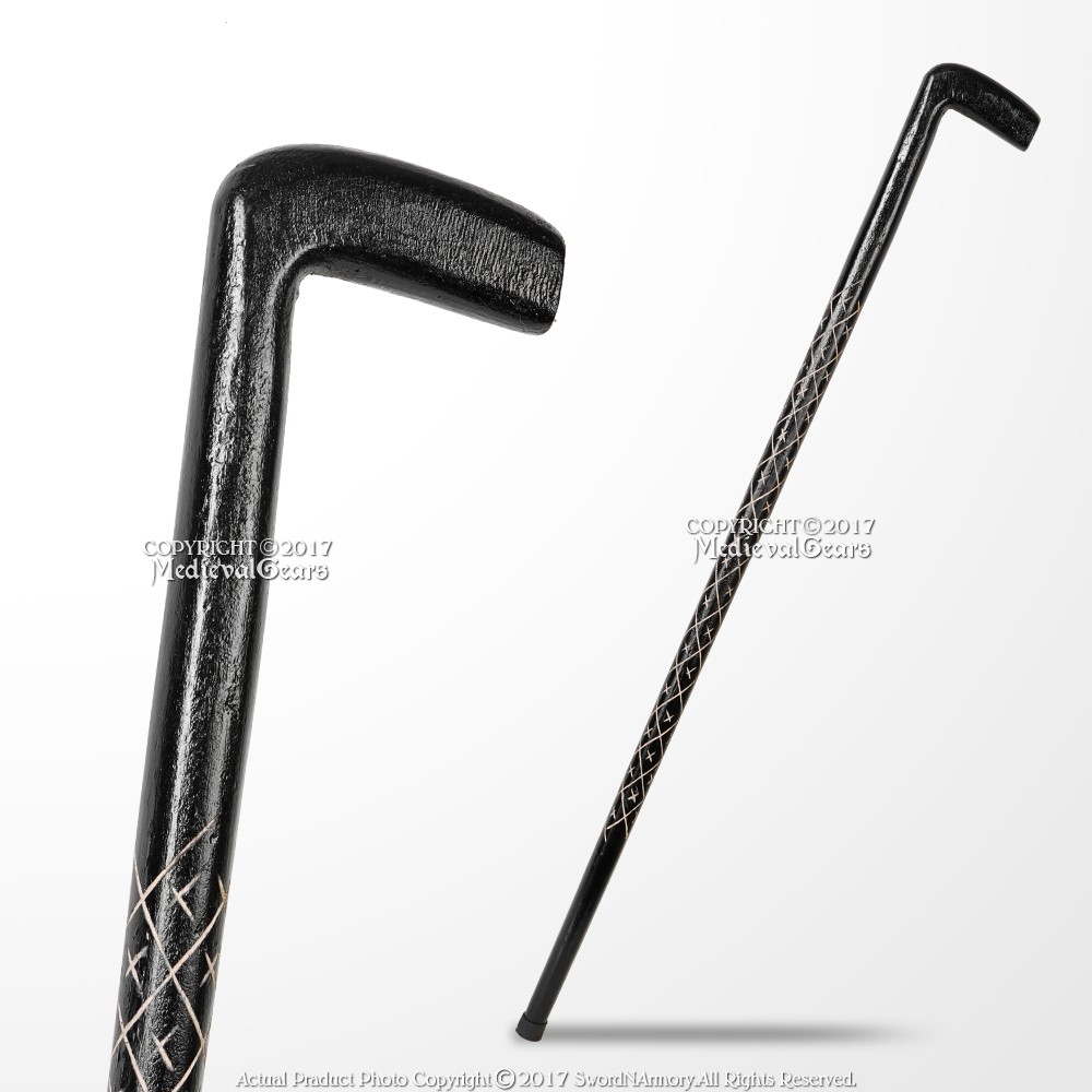 36" Hand Crafted Eucalyptus Wooden Stick Gentlemen Walking Cane Carving Shaft