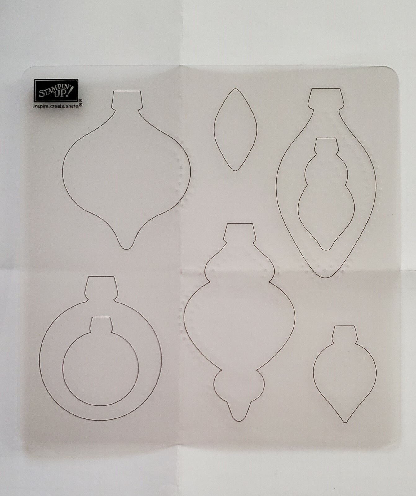 Stampin up FESTIVE PAPER PIERCING PACK Kit Retired Ornaments Labels  Christmas