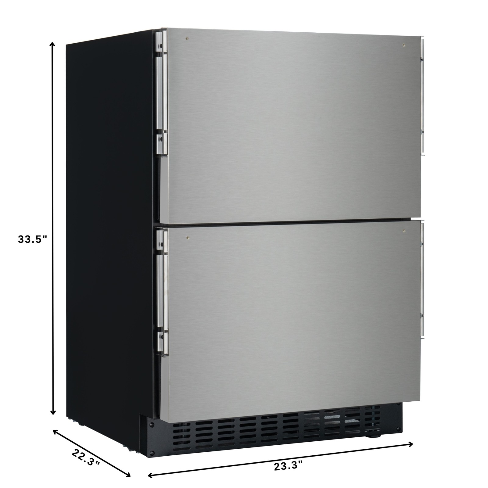 23" Panel Ready Drawer Refrigerator in Black