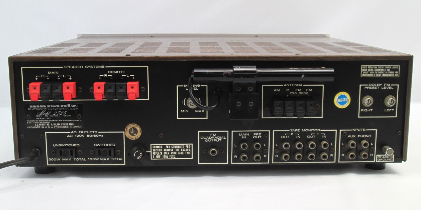 Vintage Marantz 2325 Monster Stereo Receiver