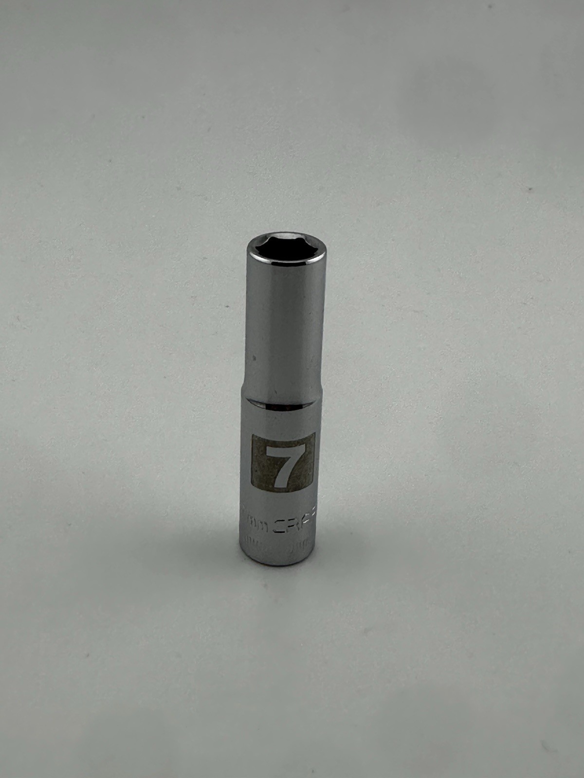 Craftsman 34621 7mm 6pt Deep Well Socket 1/4" Drive  Easy Read.  342