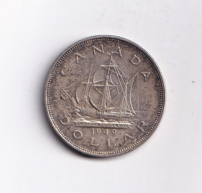 Canada 1 Dollar 1949 Silver Welcome Newfoundland (KM#47)