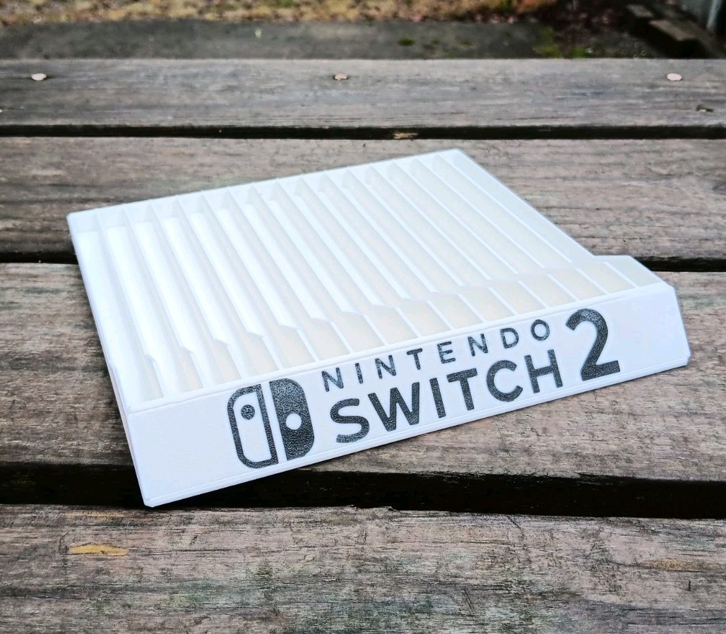 Nintendo Switch 2 Videogame Case Holder Organizer Display - Holds 16 Games
