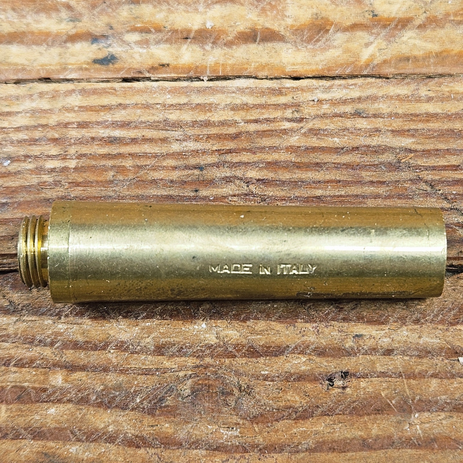 Vintage Made In Italy Powder Flask Spout 70 Grain Muzzleloader M10 x 1.0