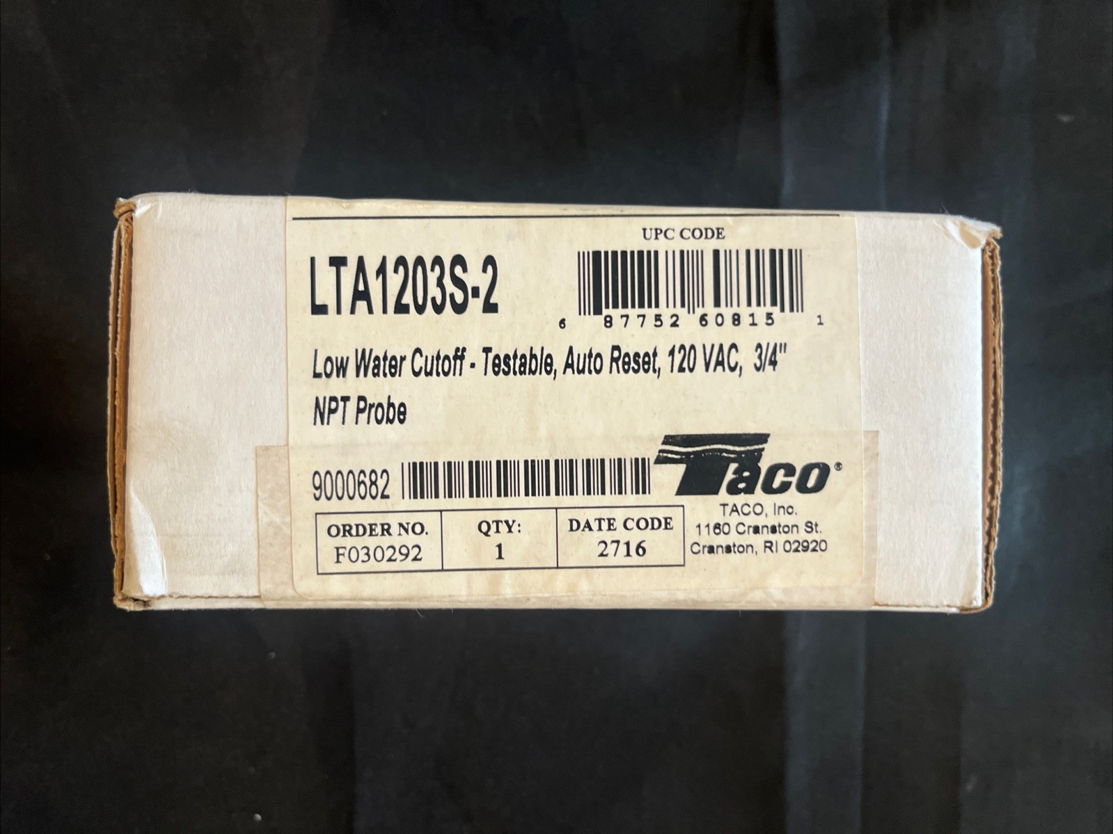 NEW 🔥 TACO LTA1203S-2 / LTA1203S2 Boiler