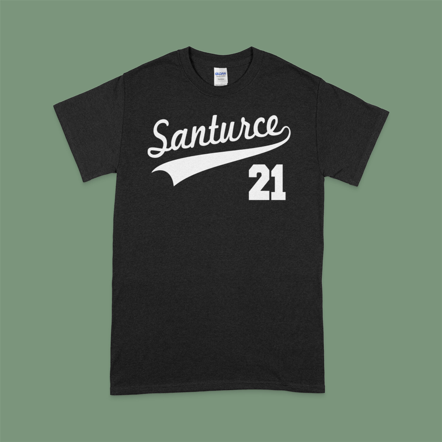 SANTURCE 21 ROBERTO CLEMENTE T-SHIRT PUERTO RICO SHORT SLEEVE