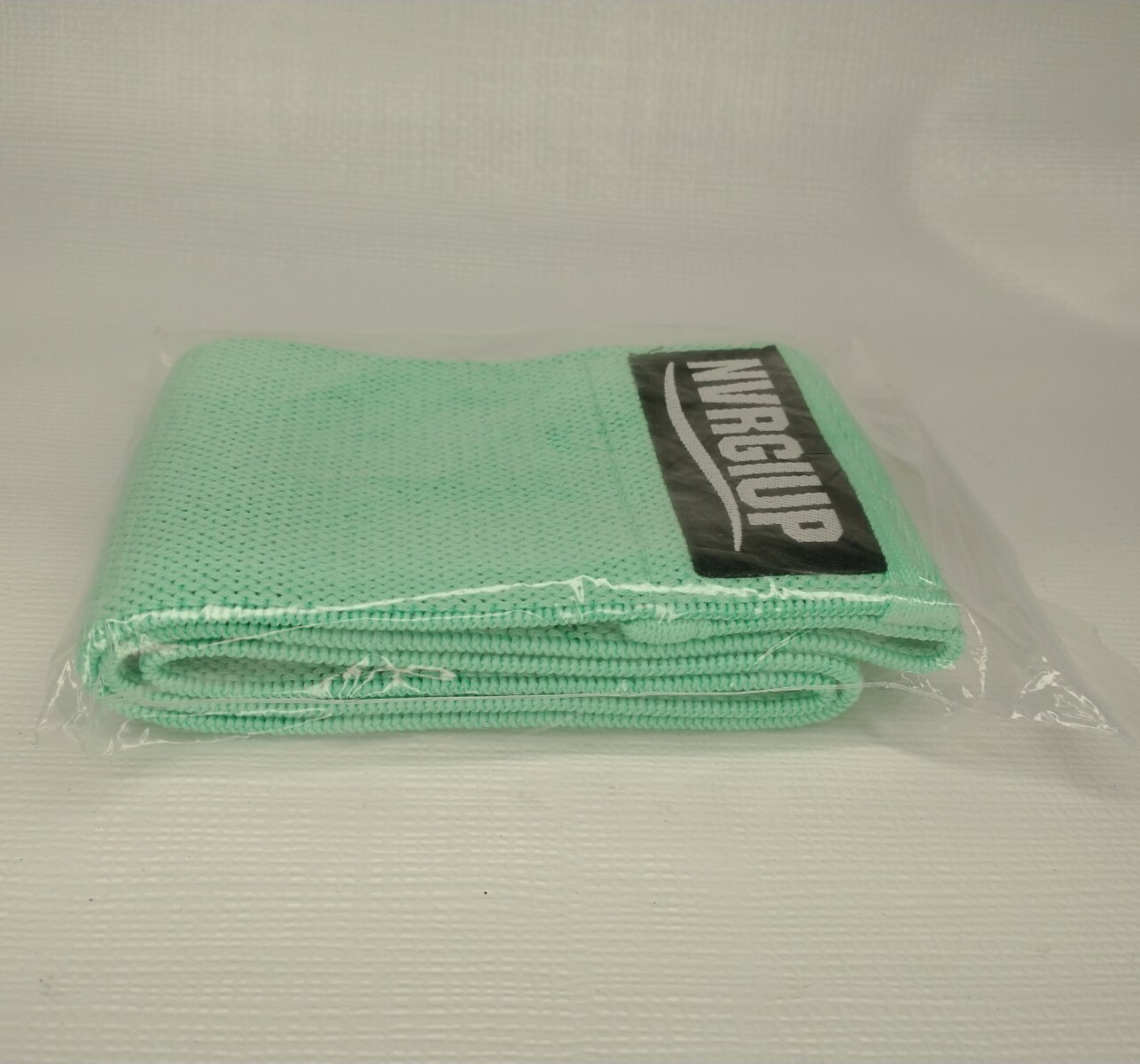 Never Give Up Resistance Band Aqua Nylon