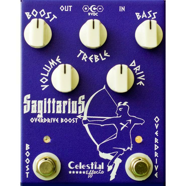 New-In-Box Celestial Effects Sagittarius Transparent Overdrive Boost