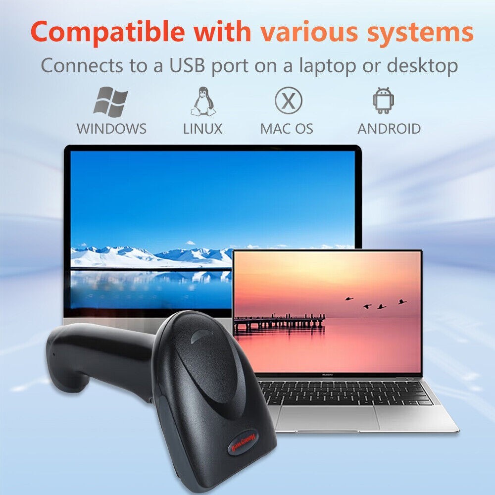 Honeywell Hyperion 1300G-2USB Handheld 1D Linear Barcode Scanner with USB Cable