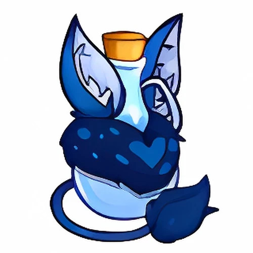 Neopets - Blue Varwolf Morphing Potion