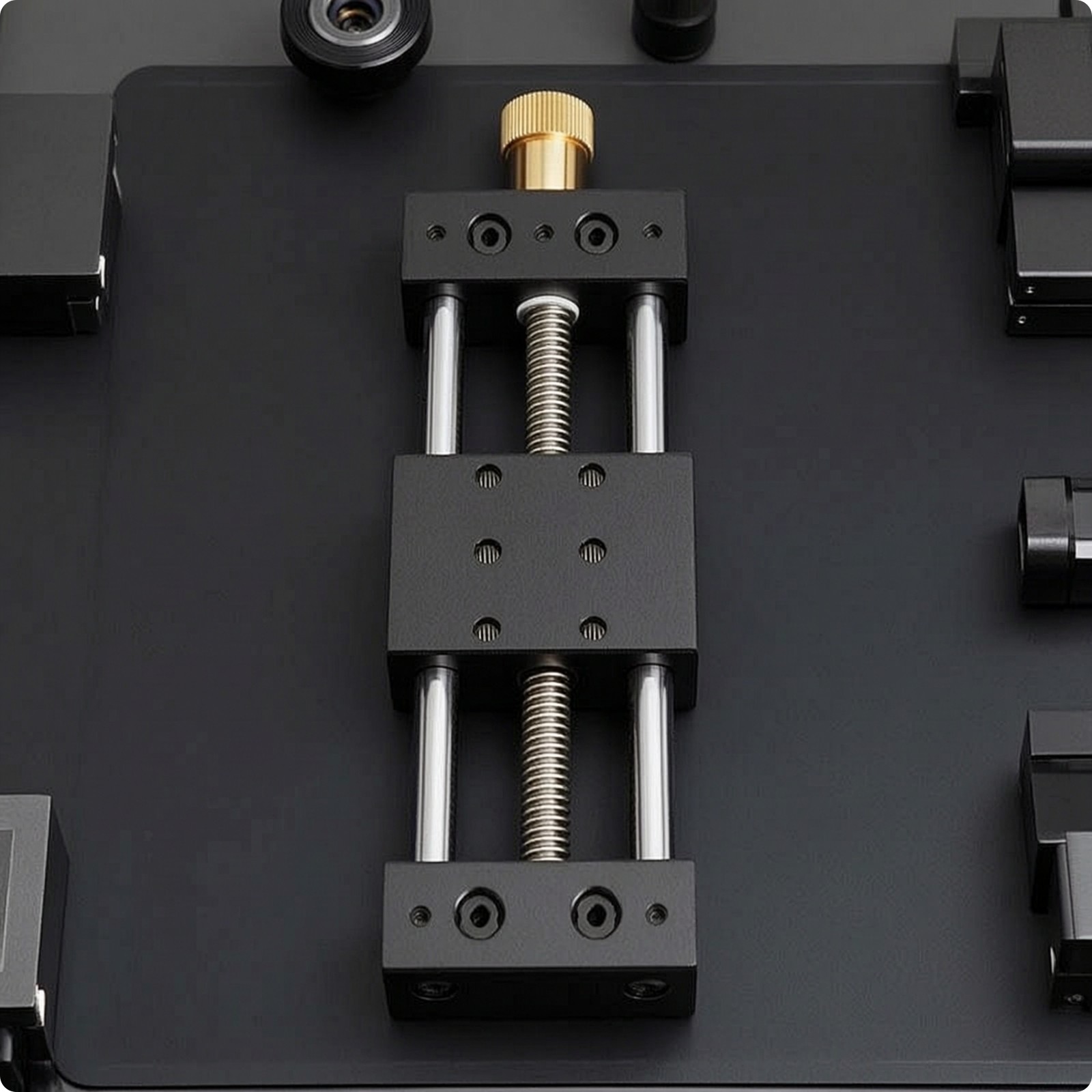 Precision Displacement Stage Compact Linear Guide Slide Table Stable