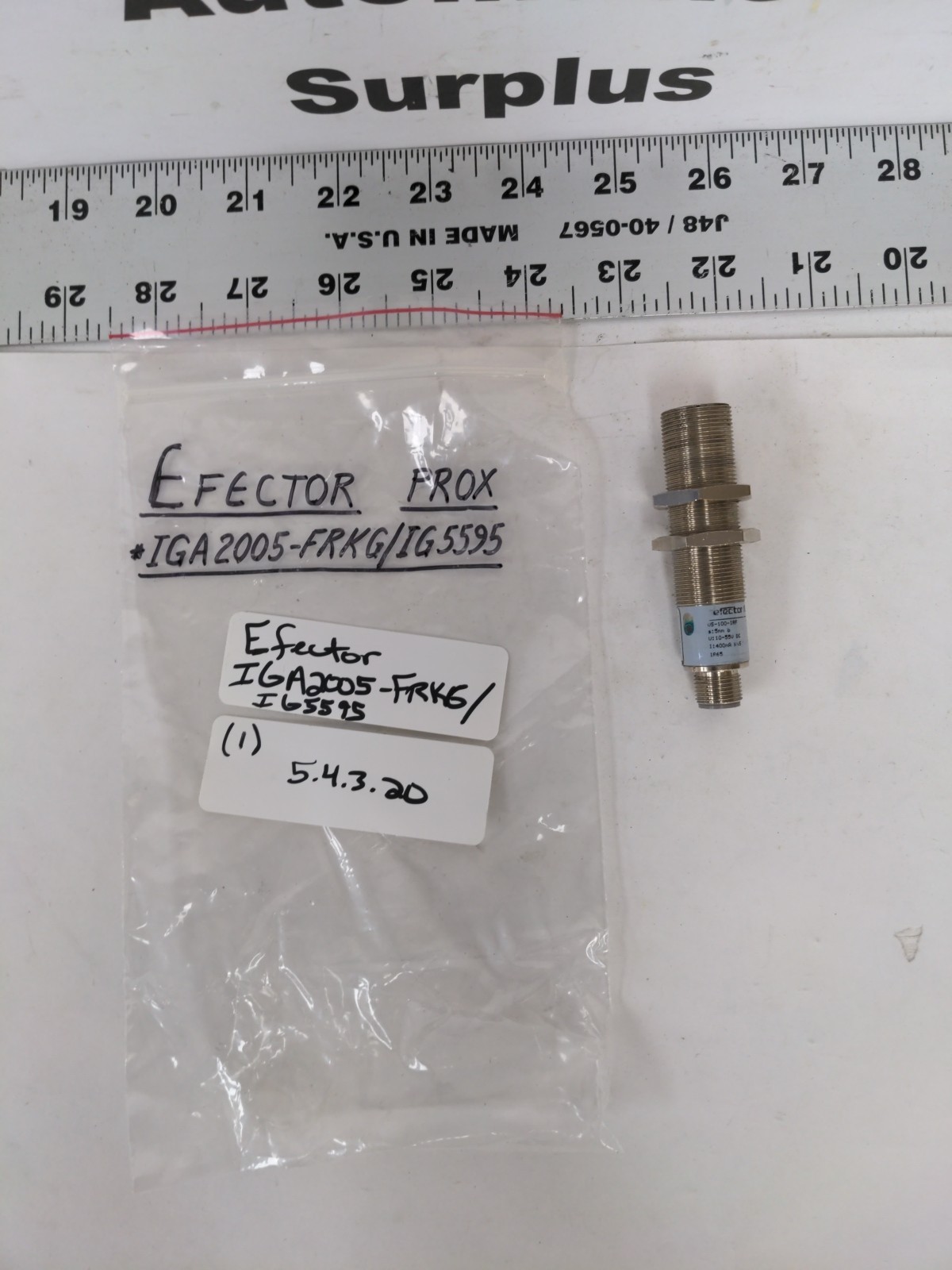 EFECTOR IGA2005-FRKG/IG5595 PROXIMITY SENSOR