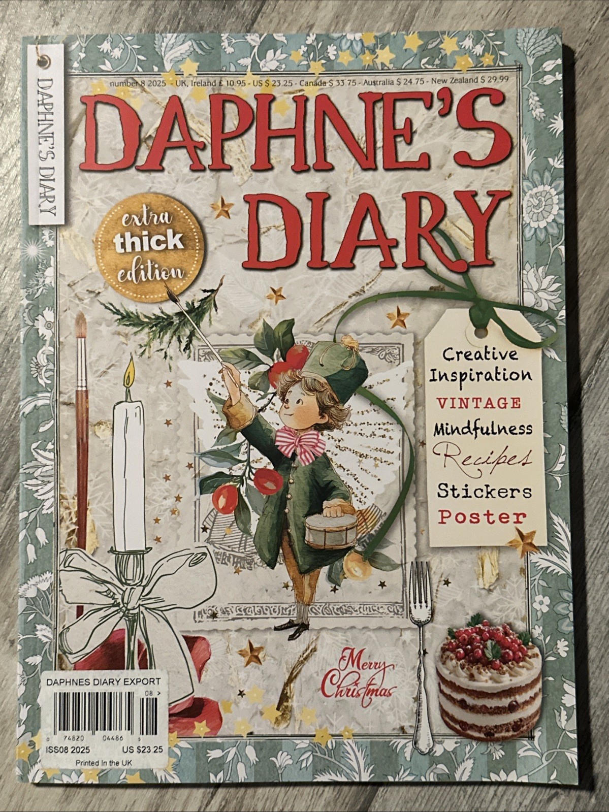 DAPHNE'S DIARY Magazine Issue 8 Winter 2025 Merry Christmas