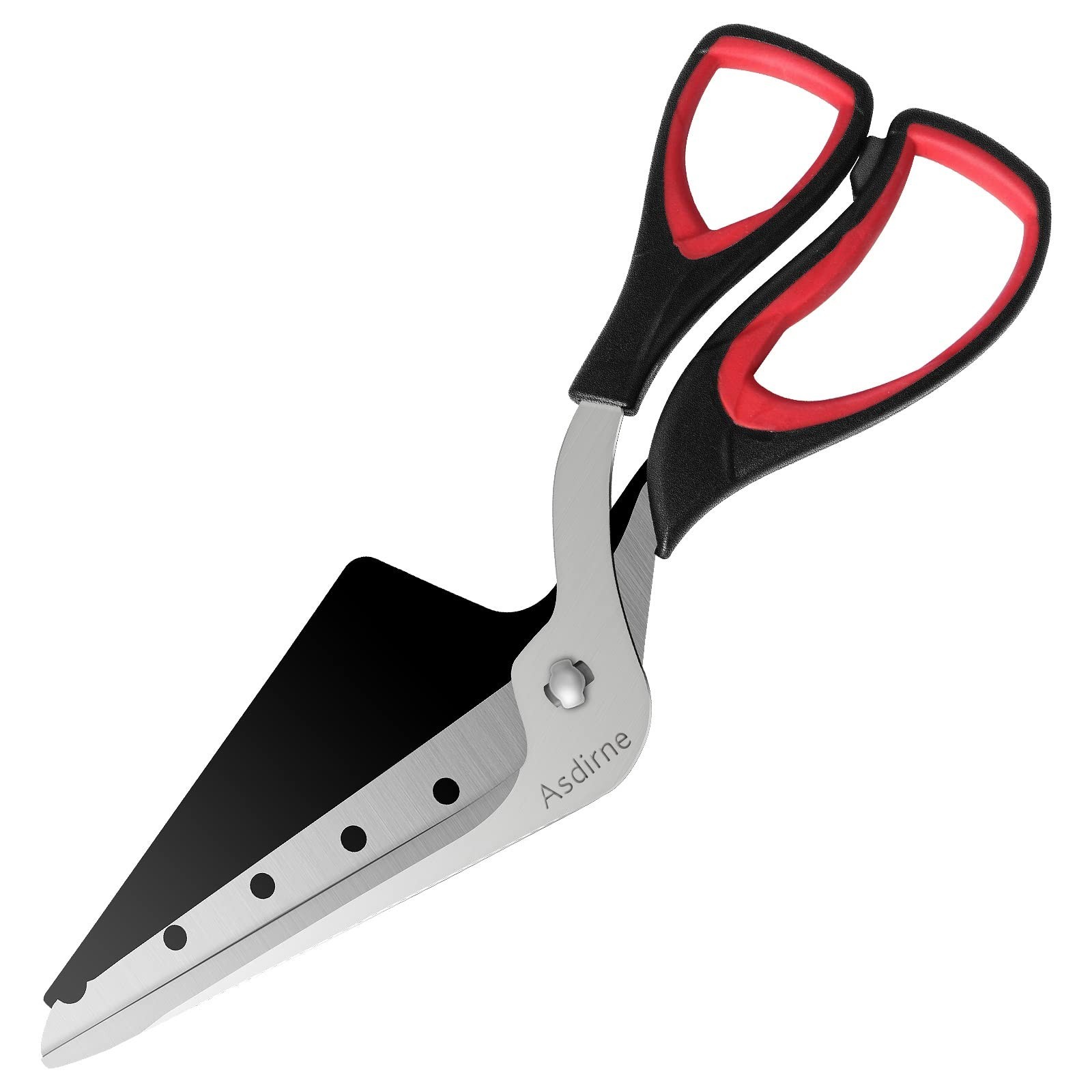 Asdirne Pizza Scissors, Pizza Cutter, Ultra Sharp Detachable Blade with a Tra...