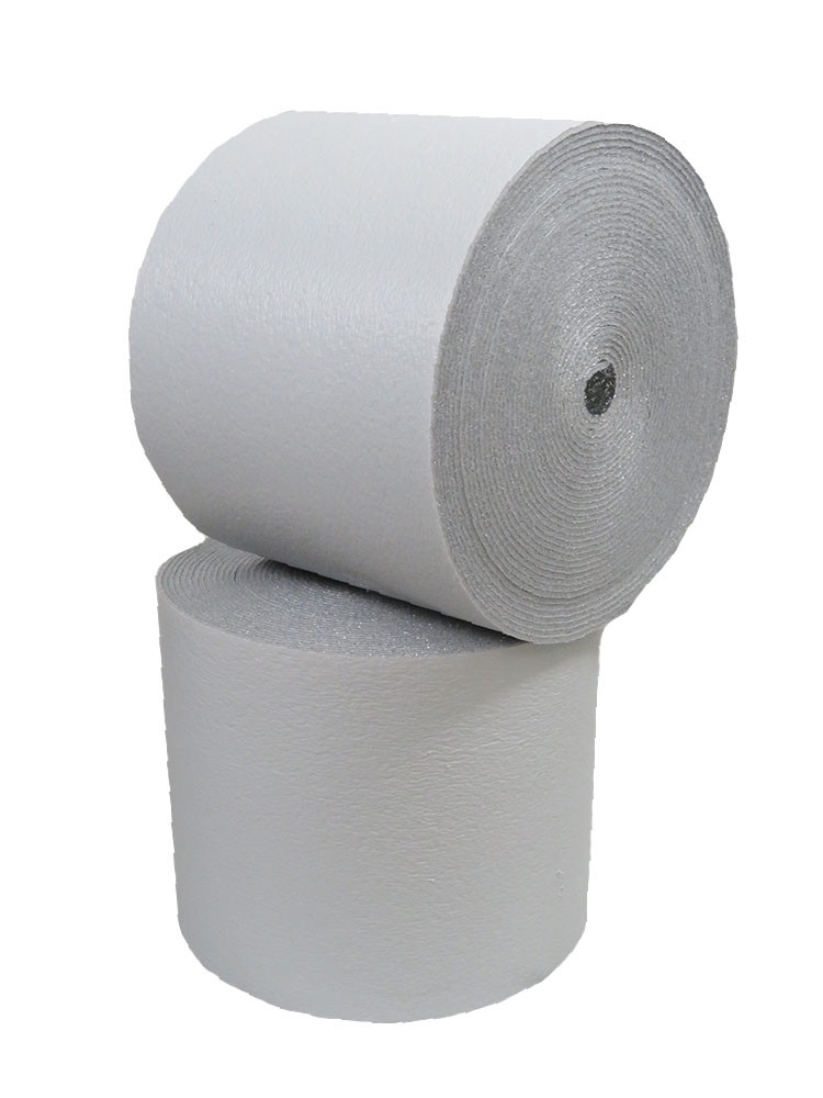 NASATEK foam Core Reflective Insulation Garage Door White Foil 36In x 18ft Roll