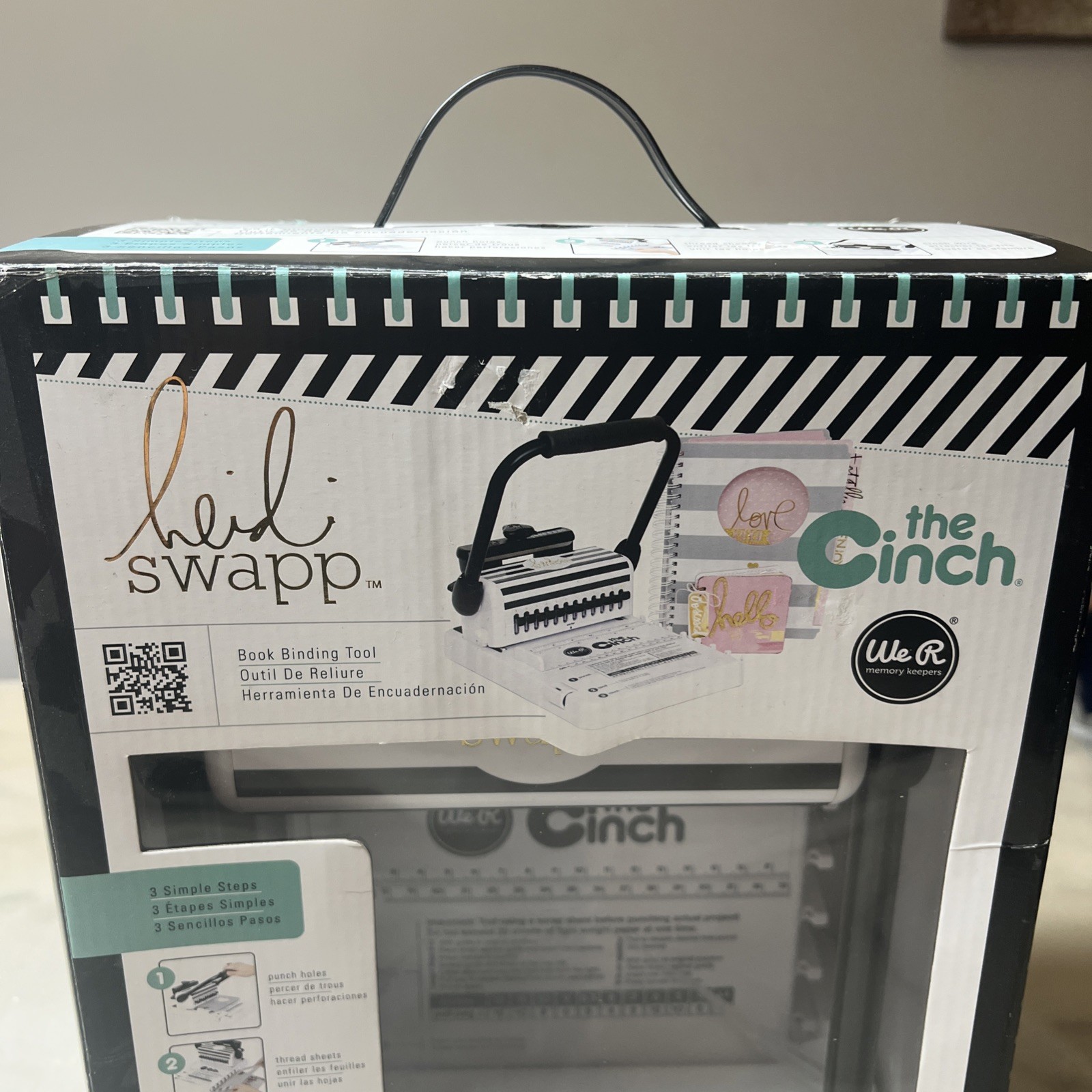 New The Cinch Book Binding Tool We R Memory Keepers Machine Bundle Tool Open Box